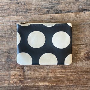 Madewell Polka dot zipper Pouch